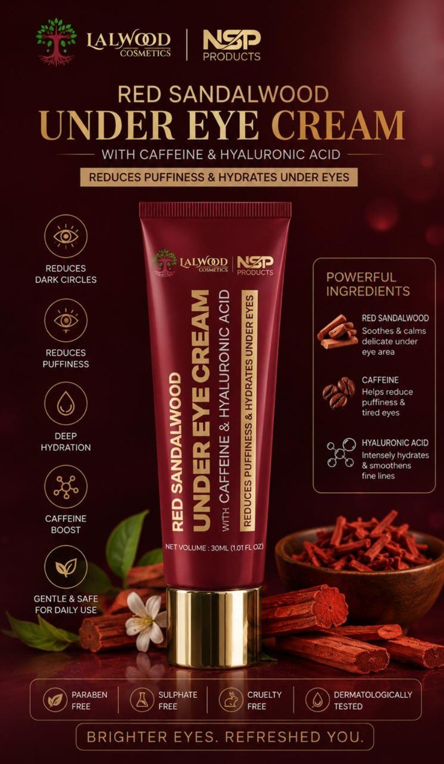 Red Sandalwood Under Eye Cream