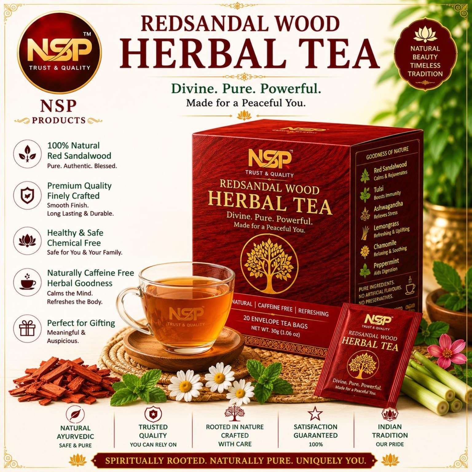 Redsandal Wood Herbal Tea